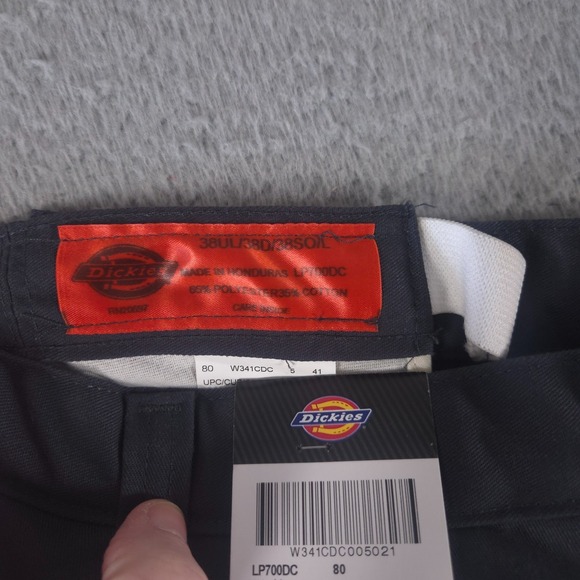 LOT OF 2 Dickies Pants Mens 38ULx34 Straight Regular Fit Stretch Workwear NEW - Picture 15 of 16